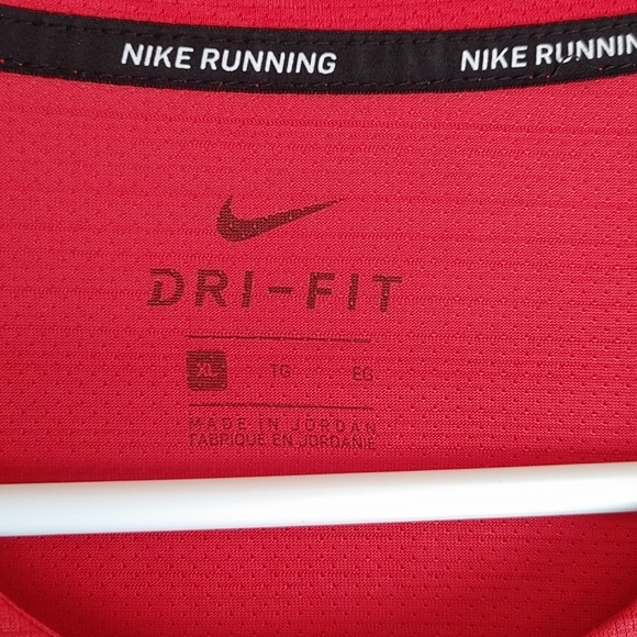 Red Nike Running DriFit Shirt Men's XL - Picture 4 of 4
